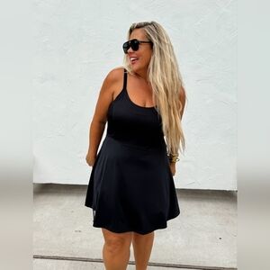 NEW WITH TAGS! 1X (14-16) Black Skort Dress